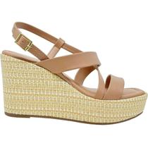 Sandália Feminina Anabela Casual Dia a Dia Passeio Trabalho Ultra Conforto Moleca 5492.101