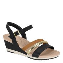 Sandália Feminina Anabela Conforto com Fivela Modare 7123147 Sandália Feminina Anabela Conforto com Fivela Modare 7123147