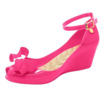 Sandália Feminina Anabela Laço Triplo ref 10037 Sandália Feminina Anabela Laço Triplo ref 10037