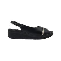 Sandália Feminina Anabela Média Com Ajuste Comfortflex Ultra 2486404 Sandália Feminina Anabela Média Com Ajuste Comfortflex Ultra 2486404