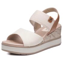 Sandalia Feminina Anabela Media Conforto Dia a Dia Pegada Sandalia Feminina Anabela Media Conforto Dia a Dia Pegada