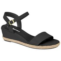 Sandalia Feminina Anabela Moleca Trançado Casual 5512.202