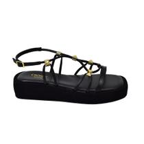 sandália feminina Anabela plataforma flaform sandália feminina Anabela plataforma flaform