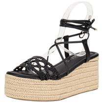 Sandália feminina anabela ramarim 2536204 Sandália feminina anabela ramarim 2536204