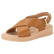 Sandália feminina anabela usaflex ma10005