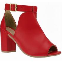 Sandália Feminina Ankle Boot Elegante Moda