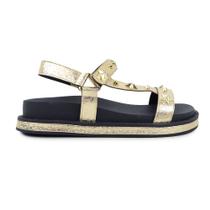 Sandália Feminina Azillê Dourada - 50349