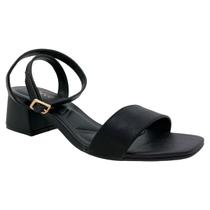 Sandália Feminina Bebecê Comfy Salto Bloco Baixo Super Confortável 5221 378