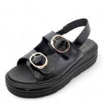 Sandália Feminina Bebecê Flatform REF: T2230-407 VERNIZ SMASH Sandália Feminina Bebecê Flatform REF: T2230-407 VERNIZ SMASH
