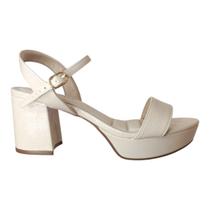 Sandália Feminina Bebece Meia Pata Envernizada T5031-353 Sandália Feminina Bebece Meia Pata Envernizada T5031-353