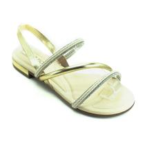 Sandália Feminina Beira Rio 8263.969 - Dourado