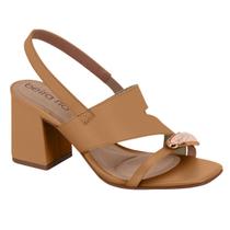 Sandalia Feminina Beira Rio Conforto Festa Salto Bloco Alto Festa Elástico Ref: 8436.243 Sandalia Feminina Beira Rio Conforto Festa Salto Bloco Alto Festa Elástico Ref: 8436.243