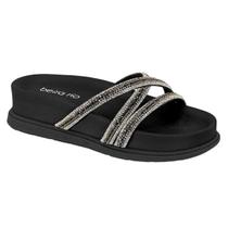 Sandália Feminina Beira Rio Flat Strass 8534.103