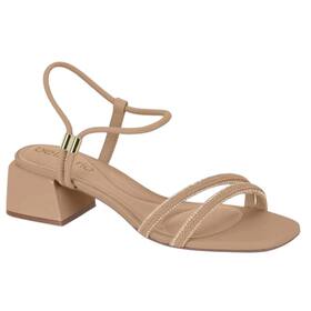 Sandália Feminina Beira Rio Nude Ouro Rosado Sandália Feminina Beira Rio Nude Ouro Rosado