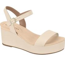 Sandália Feminina Beira Rio Salto Anabela Plataforma Alto