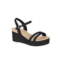 Sandália Feminina Beira Rio Salto Anabela Plataforma Tiras Sandália Feminina Beira Rio Salto Anabela Plataforma Tiras