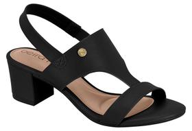 Sandalia Feminina Beira Rio Salto Baixo Grosso