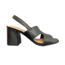 Sandalia Feminina Beira Rio Salto Grosso Slingback