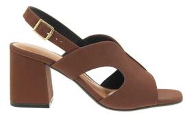 Sandália Feminina Beira Rio Slingback Salto Bloco 8436.238