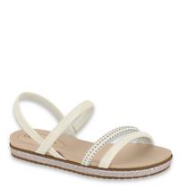 Sandália Feminina Beira Rio Strass Flat Conforto 8321.1746