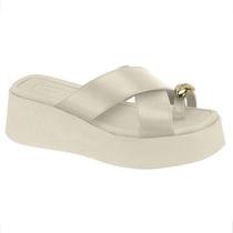 Sandália Feminina Beira Rio Tamanco Salto Conforto 8530114 Tamanho:38Cor:Branco Off Sandália Feminina Beira Rio Tamanco Salto Conforto 8530114 Tamanho:38Cor:Branco Off