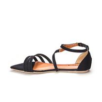 Sandália feminina Bico folha tiras elegante conforto moda Sandália feminina Bico folha tiras elegante conforto moda