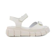 Sandália Feminina Bottero Flatform Couro Branca Off - 357803 Sandália Feminina Bottero Flatform Couro Branca Off - 357803
