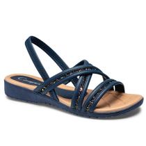 Sandalia Feminina Brilho Calce Facil Conforto Campesi L9513 Sandalia Feminina Brilho Calce Facil Conforto Campesi L9513
