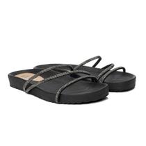 Sandália Feminina Brilho Chinelo Confortável Rasteirinha Macia Sandália Feminina Brilho Chinelo Confortável Rasteirinha Macia