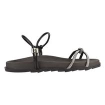 Sandalia Feminina Brilho Strass Preto Fivela Sandalia Feminina Brilho Strass Preto Fivela