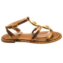 Sandália Feminina Bronze UpDn 5588744 Sandália Feminina Bronze UpDn 5588744