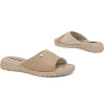 Sandália Feminina Caqui Comfortflex 2451321-7