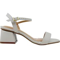 Sandália Feminina Casual Clássica Dia a Dia Passeio Trabalho Salto Médio Conforto Vizzano 6428.101