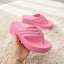 Sandalia Feminina Casual Confortavel Estilosa Modelo Plataforma Delta Anatomica Dia a Dia Macia