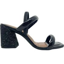 Sandália Feminina Casual Dia a Dia Confort Salto Grosso Dakota Y6902