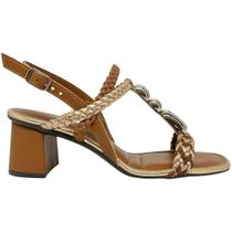 Sandália Feminina Casual Dia a Dia Passeio Trabalho com Pedraria Salto Médio Conforto Dakota Y9301 Sandália Feminina Casual Dia a Dia Passeio Trabalho com Pedraria Salto Médio Conforto Dakota Y9301