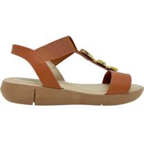 Sandália Feminina Casual Dia a Dia Passeio Trabalho com Pedraria Ultra Conforto Modare 7199.103