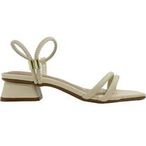 Sandália Feminina Casual Dia a Dia Passeio Trabalho Salto Baixo Conforto Beira Rio 8540.103