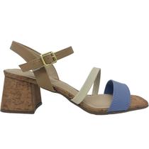 Sandália Feminina Casual Dia a Dia Passeio Trabalho Salto Médio Ultra Conforto Modare 7172.101