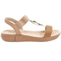 Sandália Feminina Casual Dia a Dia Passeio Trabalho Ultra Conforto com Palmilha Massageadora Modare 7142.139