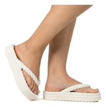 Sandália Feminina Chinela Nuvem Conforto Tipo Corda ! Sandália Feminina Chinela Nuvem Conforto Tipo Corda !