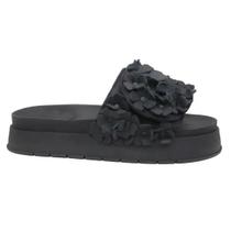 Sandália Feminina Chinelo Papete Flor Estilo Tendencia Moda