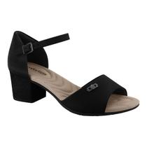 Sandália Feminina Comfortflex 2388303 Salto Alto Calcanhar Fechado Sandália Feminina Comfortflex 2388303 Salto Alto Calcanhar Fechado