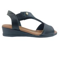 Sandália Feminina Comfortflex Anabela Casual 2470403 Sandália Feminina Comfortflex Anabela Casual 2470403