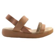 Sandalia feminina comfortflex flat anatomica ortopedica 2481303