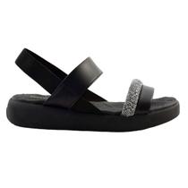 Sandalia feminina comfortflex flat anatomica ortopedica 2481303