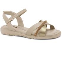Sandalia Feminina ComfortFlex Plus Conforto Strass Fascite Plantar Esporão Ortopédica Ref: 24-68403 Sandalia Feminina ComfortFlex Plus Conforto Strass Fascite Plantar Esporão Ortopédica Ref: 24-68403