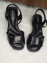 Sandalia Feminina Comfortflex Salto Anabela Conforto Esporão Sandalia Feminina Comfortflex Salto Anabela Conforto Esporão