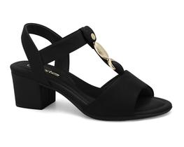 Sandália Feminina Comfortflex Salto Bloco 2557403