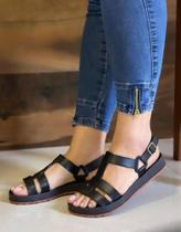 Sandalia Feminina Confort Papete Slide Sa811